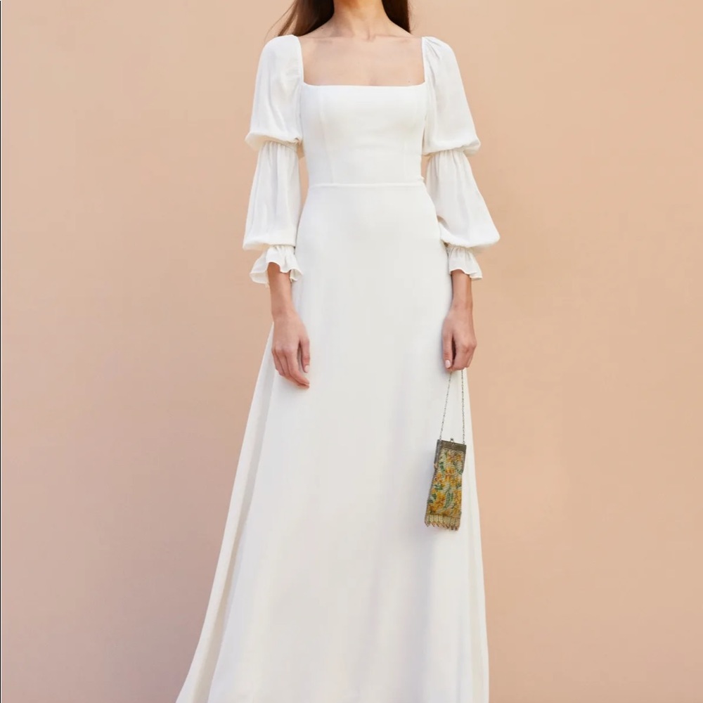 Stars Reformation Dress - Ivory 6